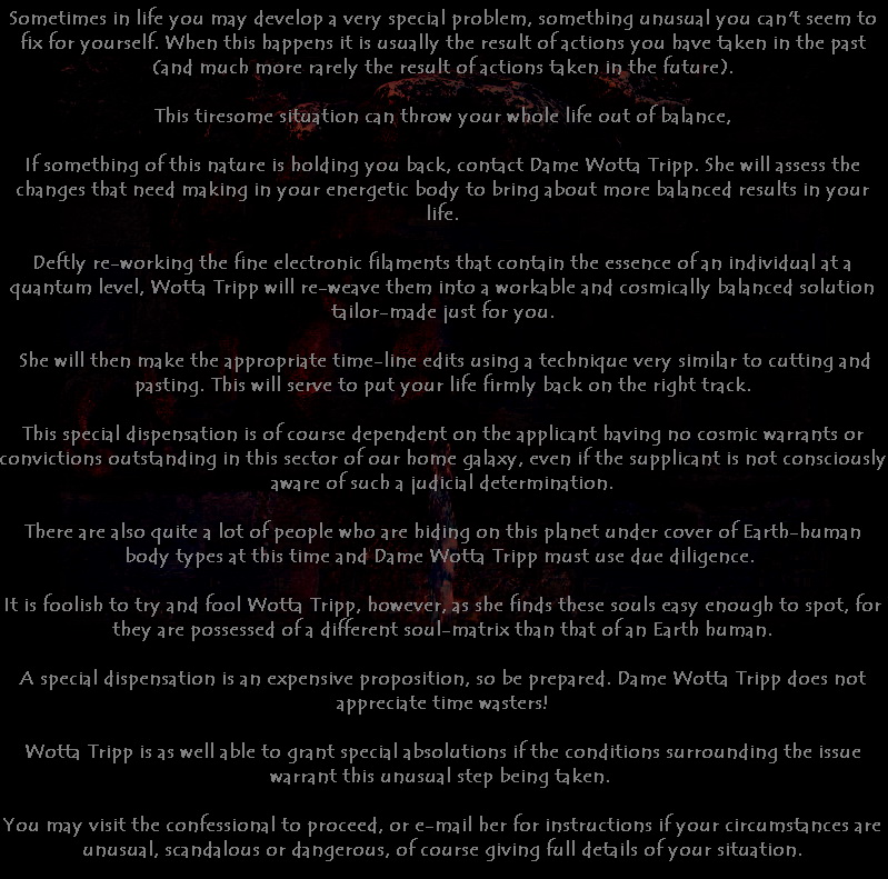 Dispensations & Absolutions