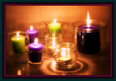 Candles can be used in simple spells