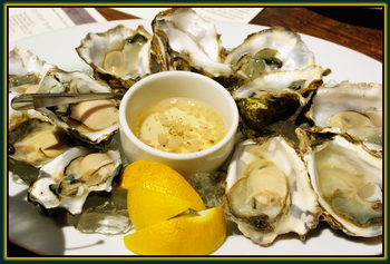 Oysters with Lemon