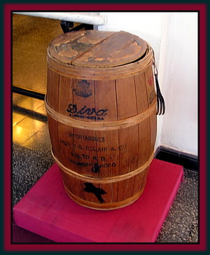 Bathe in a Barrel Outside
